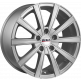 Disla Mirage W6.5 R15 PCD4x108 ET38 DIA67.1 Silver Diamond